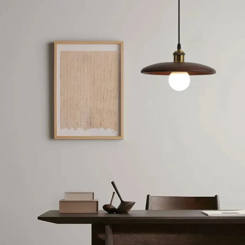 Virena Nordic Minimalist Wooden LED Pendant Lamp
