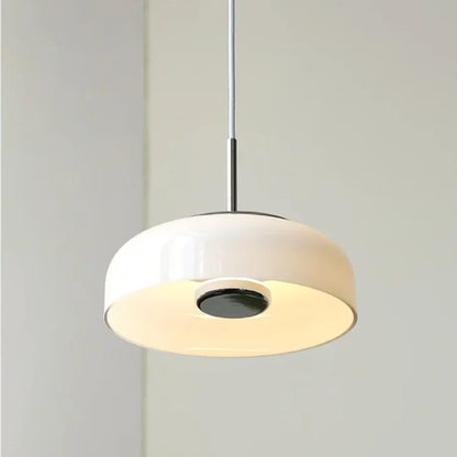 Grava Pendant Lamp Chrome White