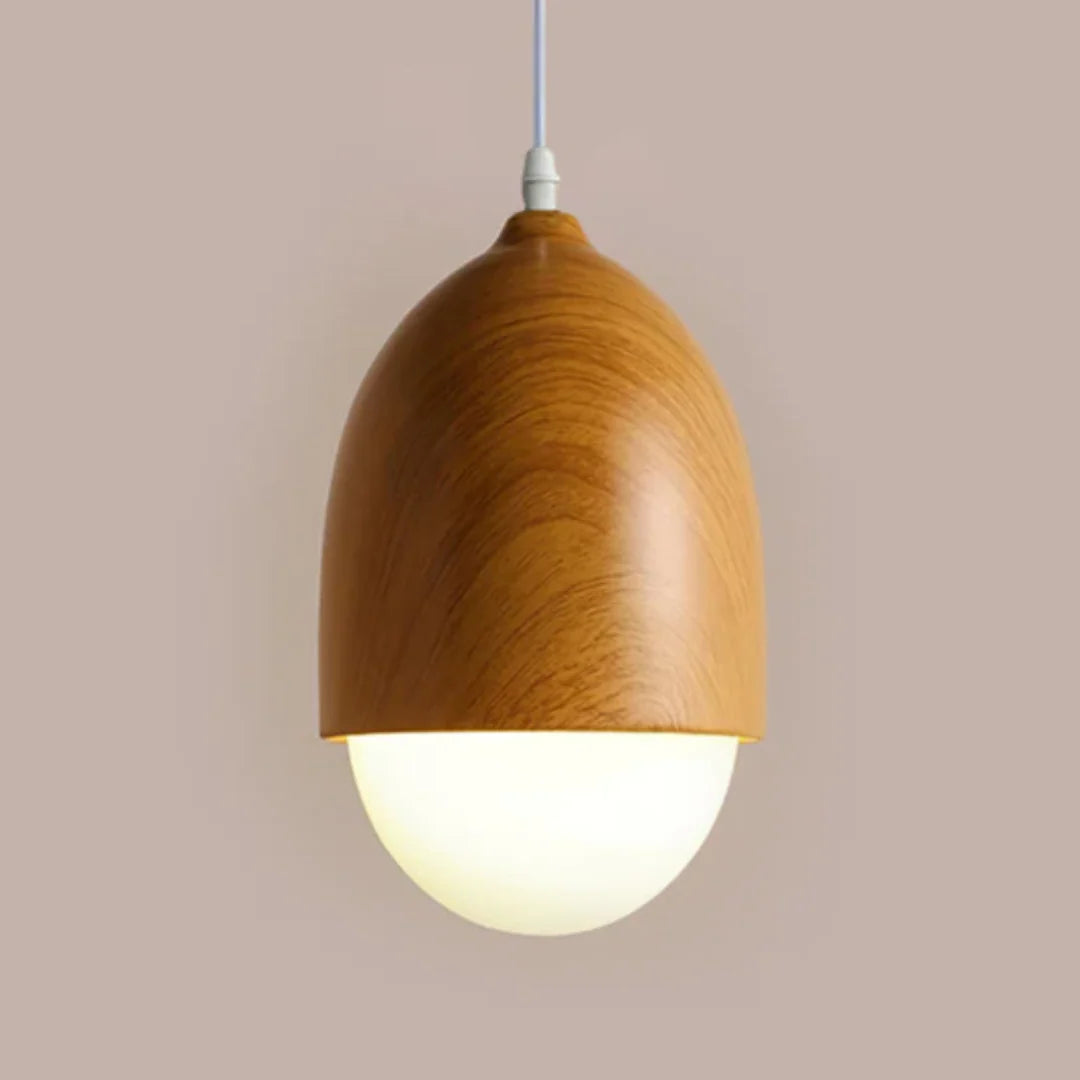 Teson Walnut Art Pendant Lamp