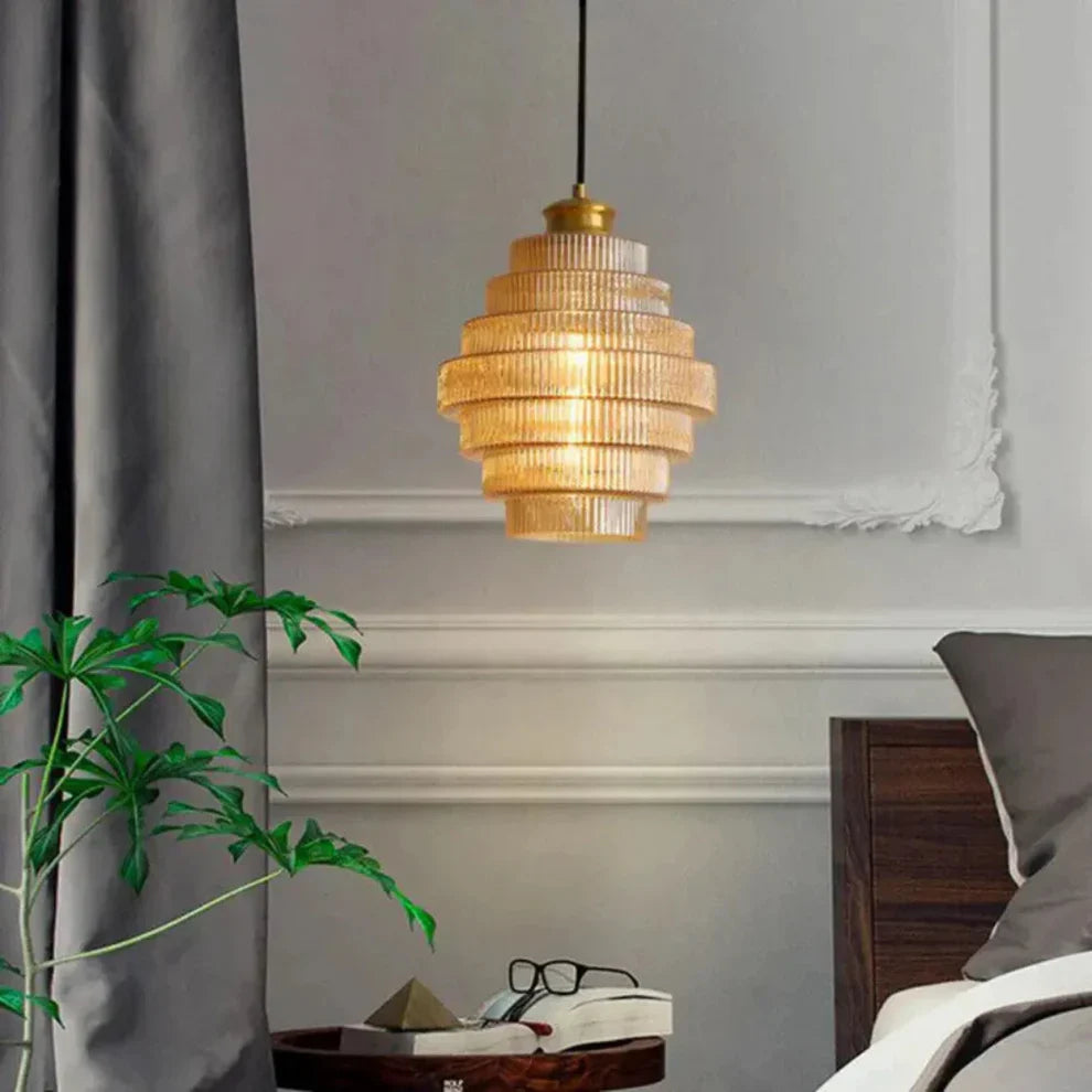 Hebes Retro Hanging Lamp Glass
