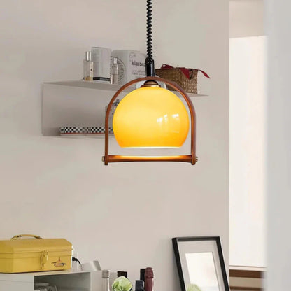 Lykos Vintage Bauhaus Pendant Lamp Glass