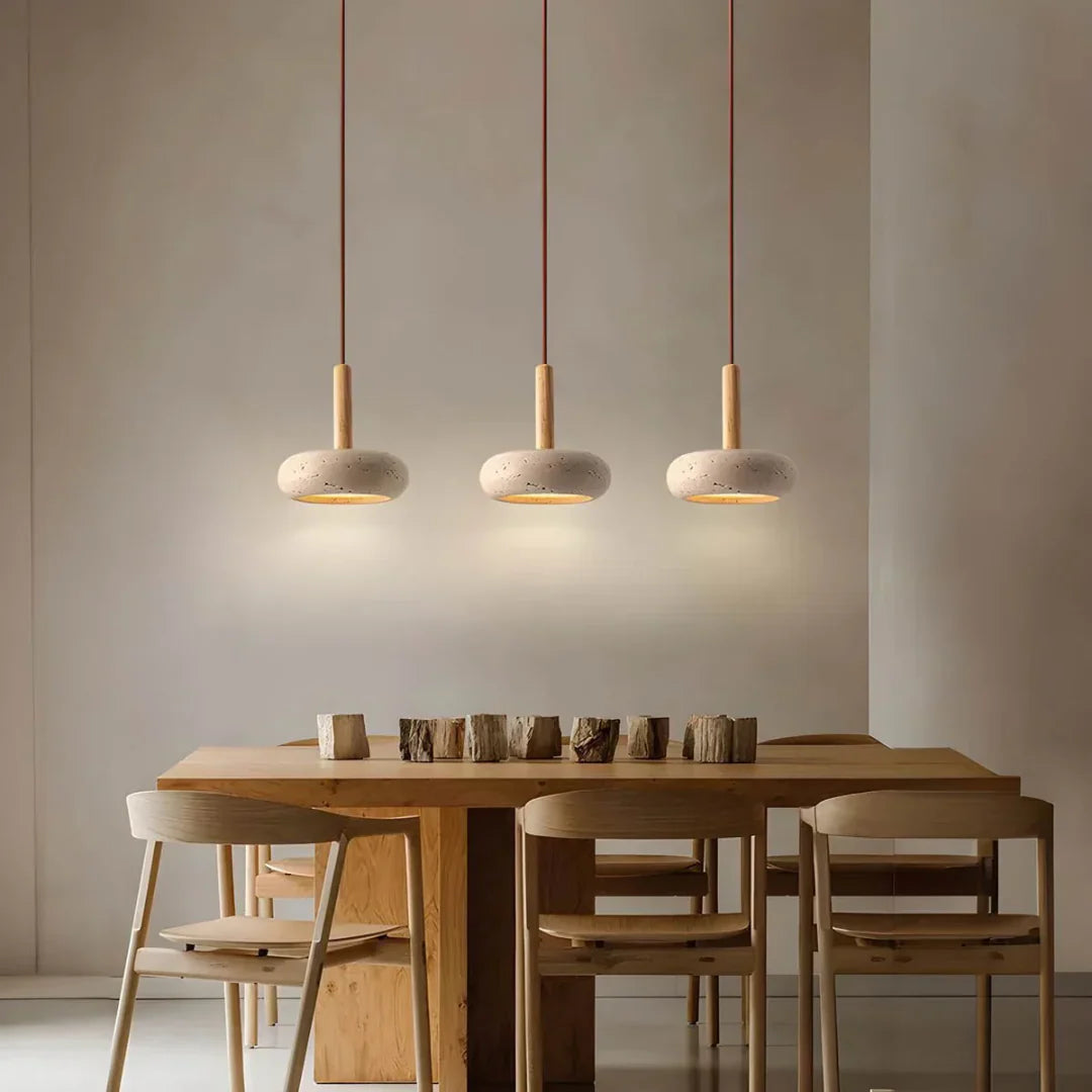 Faustina Travertine Pendant Lamp