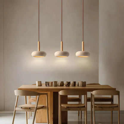 Faustina Travertine Pendant Lamp