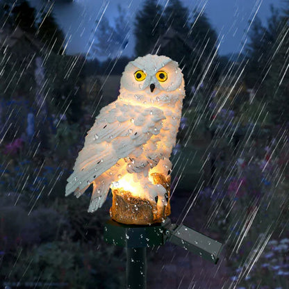 Uylin Solar Owl Outdoor Lamp