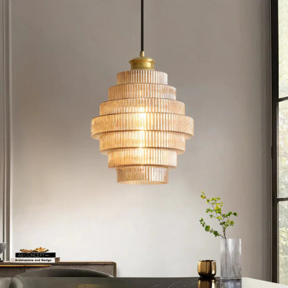 Hebes Retro Hanging Lamp Glass