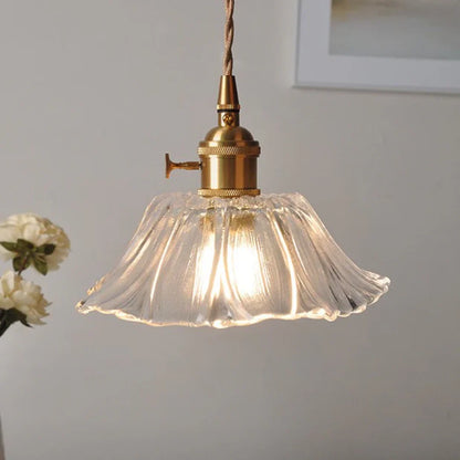 Iphigenia Lotus Glass Pendant Lamp