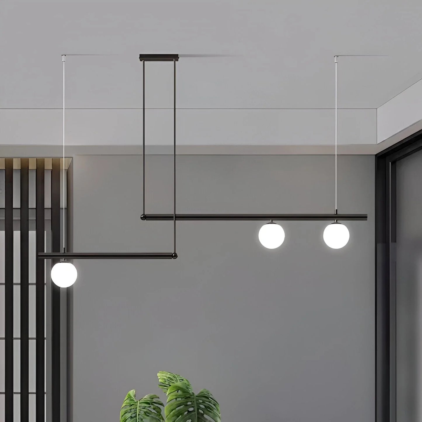 Altana Nordic Glass Linear Luxury Pendant Lamp