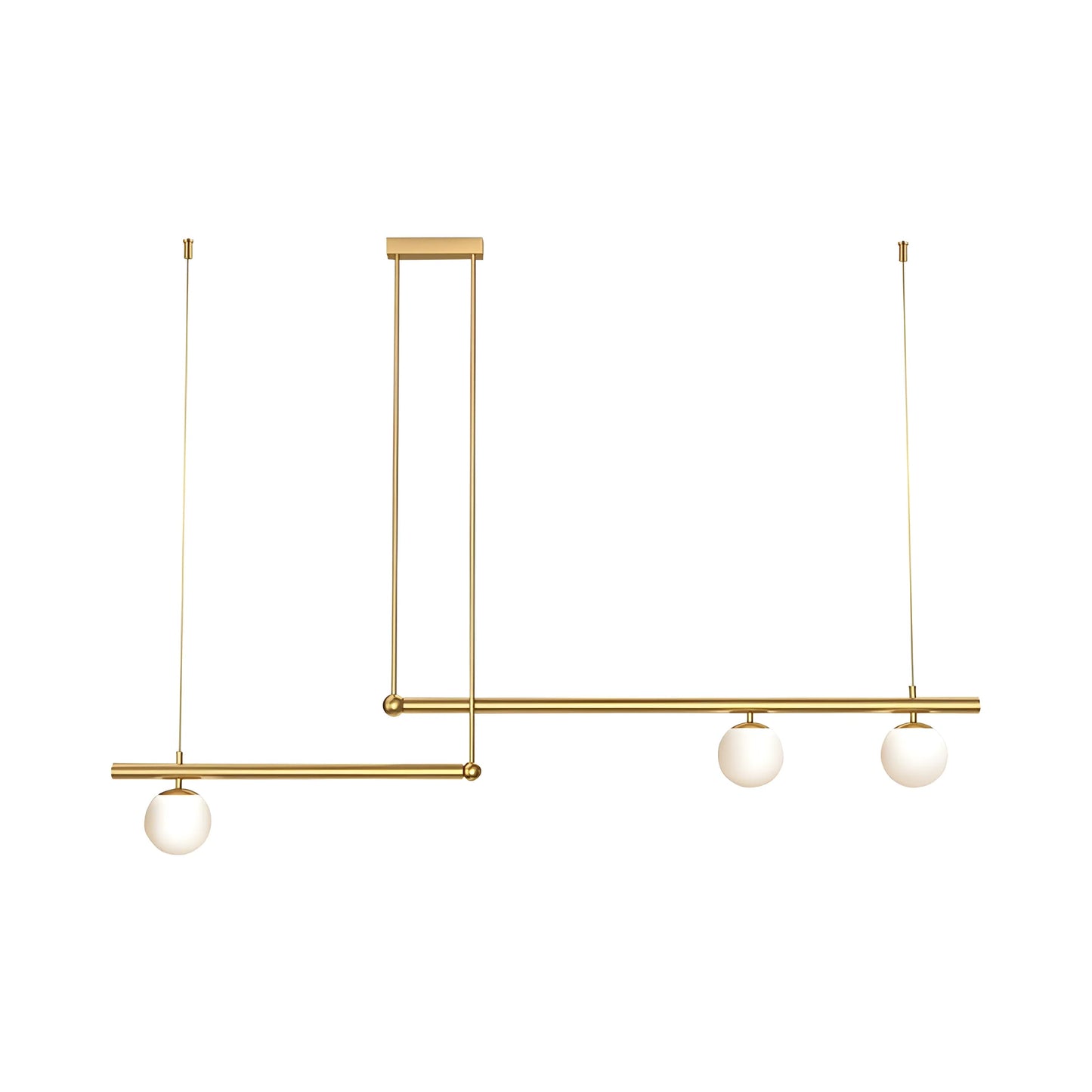 Altana Nordic Glass Linear Luxury Pendant Lamp