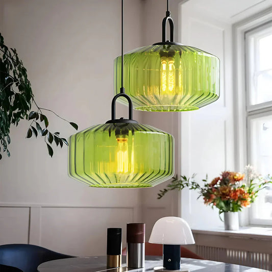 Mireta Retro Colored Glass Pendant Lamp