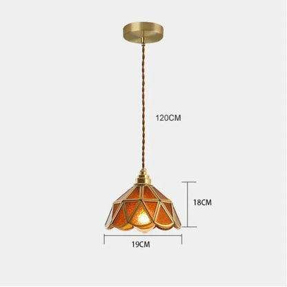 Brivon Design Hanging Lamp Stained Glass