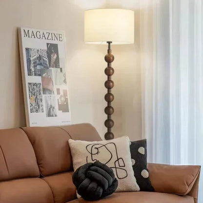 Nysa Stylish Wooden Floor Lamp