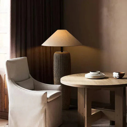 Orama Weathered Wooden Floor Lamp