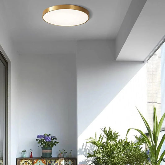 Icho Ultra-thin LED Ceiling Lamp Gold