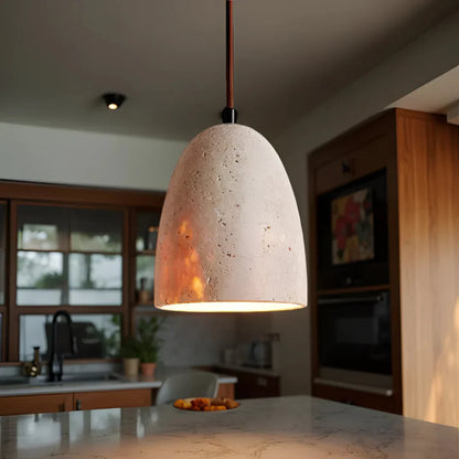 Nerina Retro Travertine Pendant Lamp