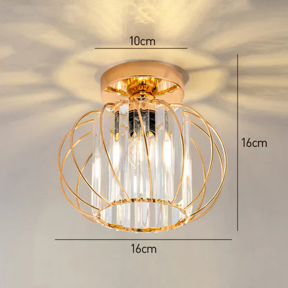 Panacea Modern Glass Ceiling Lamp