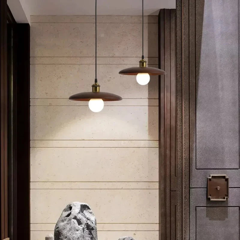 Virena Nordic Minimalist Wooden LED Pendant Lamp