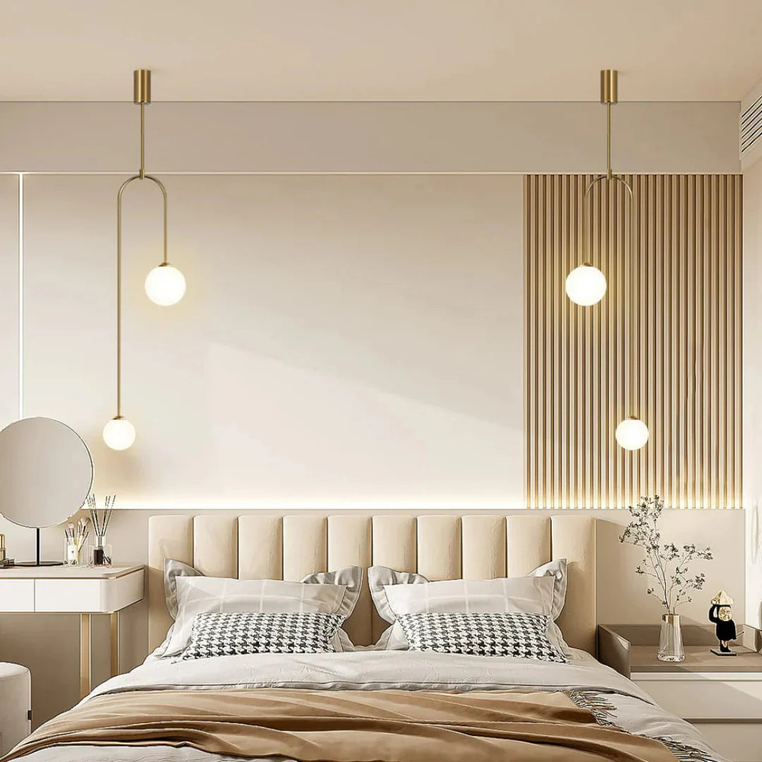 Fayr Stylish Living Room Glass Pendant Lamp