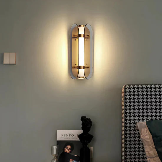 Orvara Luxury LED Wall Lamp Glass