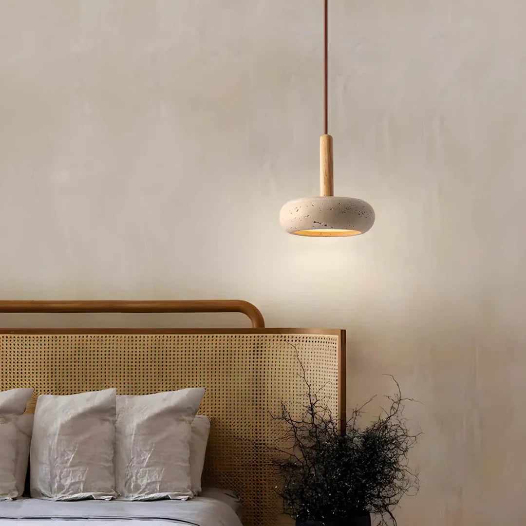 Faustina Travertine Pendant Lamp