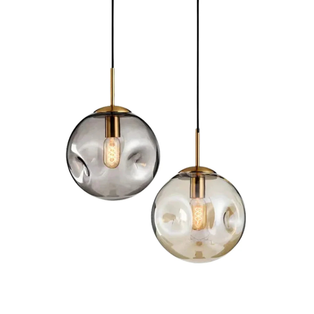 Globe Pendant Lamp Glass Stylish Dining Table Lamp