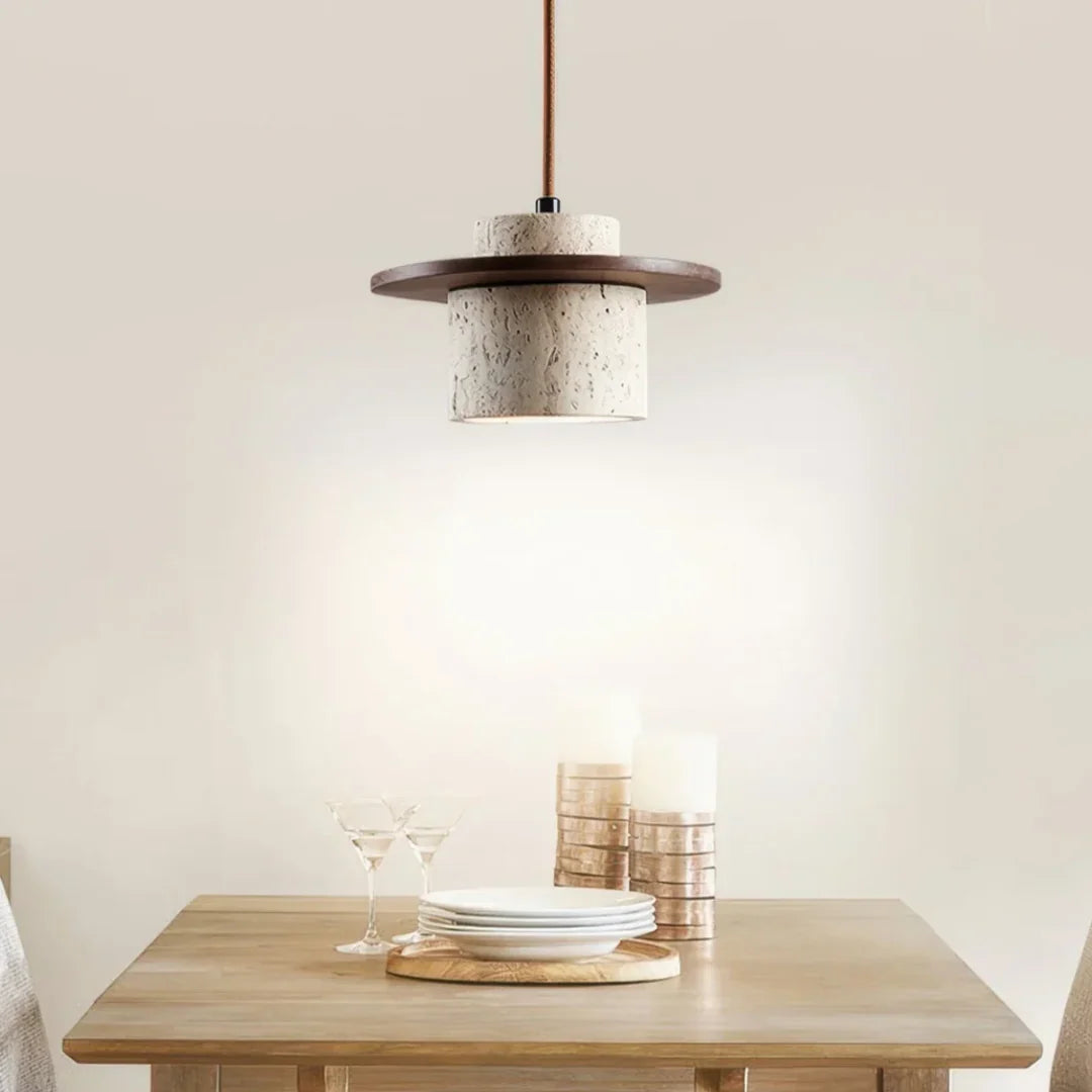 Xyron - Luxury Travertine Design Hanging Lamp