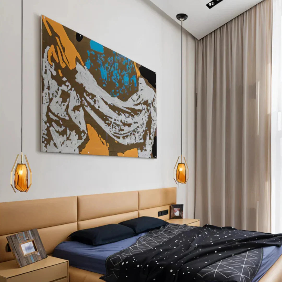 Flavia Minimalist Glass Pendant Lamp