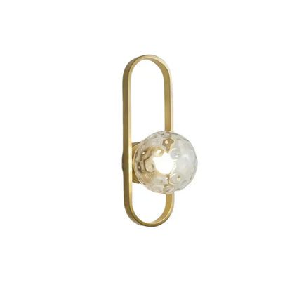 Ajax Luxury Glass Wall Lamp Indoor
