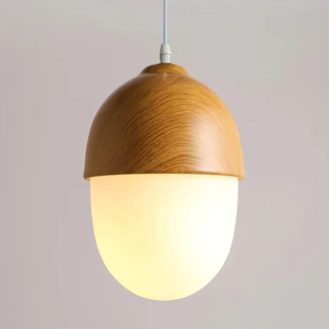 Teson Walnut Art Pendant Lamp
