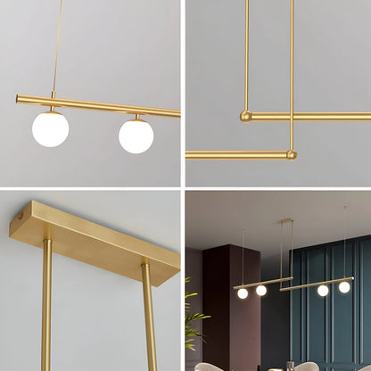 Altana Nordic Glass Linear Luxury Pendant Lamp