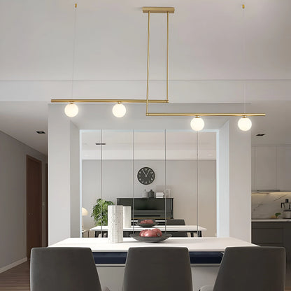 Altana Nordic Glass Linear Luxury Pendant Lamp