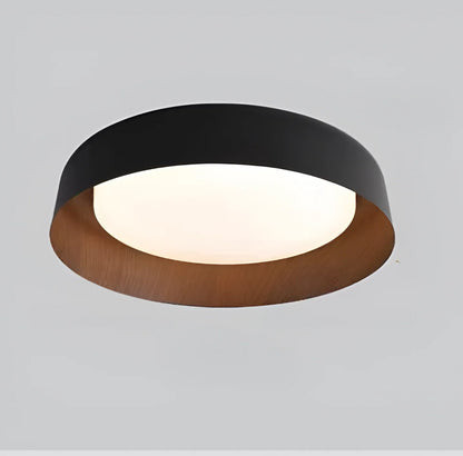 Virelia Wood Look Wabi Sabi LED Ceiling Lamp