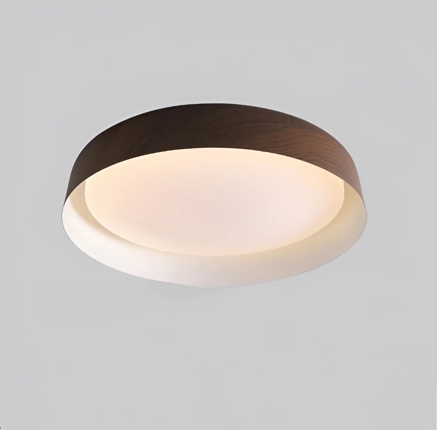 Virelia Wood Look Wabi Sabi LED Ceiling Lamp