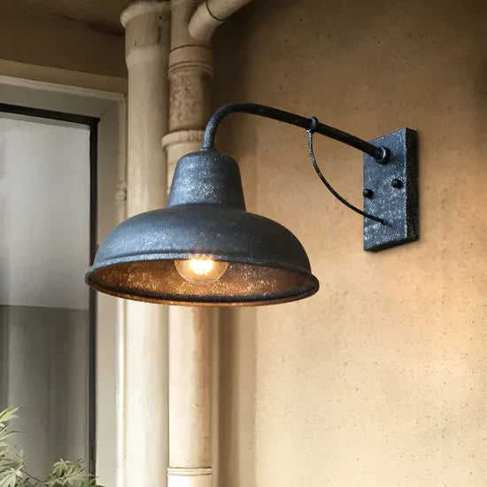Lyvix Industrial Outdoor Wall Lamp