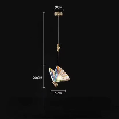 Corvina Modern Creative LED Pendant Lamp with Decorative Butterfly Design