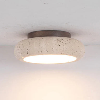Rava Travertine Retro Ceiling Lamp