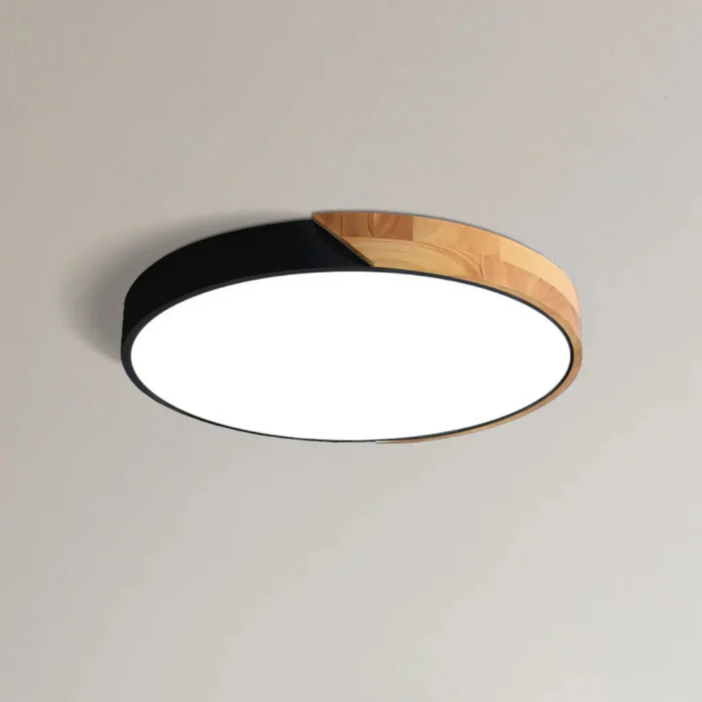 Delos Scandinavian Wooden LED Ceiling Lamp