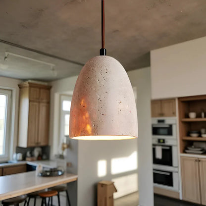 Nerina Retro Travertine Pendant Lamp