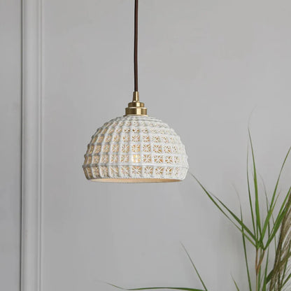Syra Minimalist Ceramic Pendant Lamp