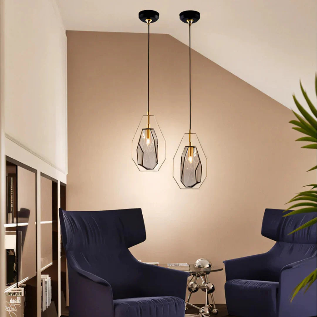 Flavia Minimalist Glass Pendant Lamp
