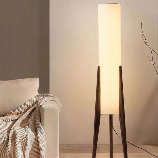 Solstice Wooden Floor Lamp for Living Room