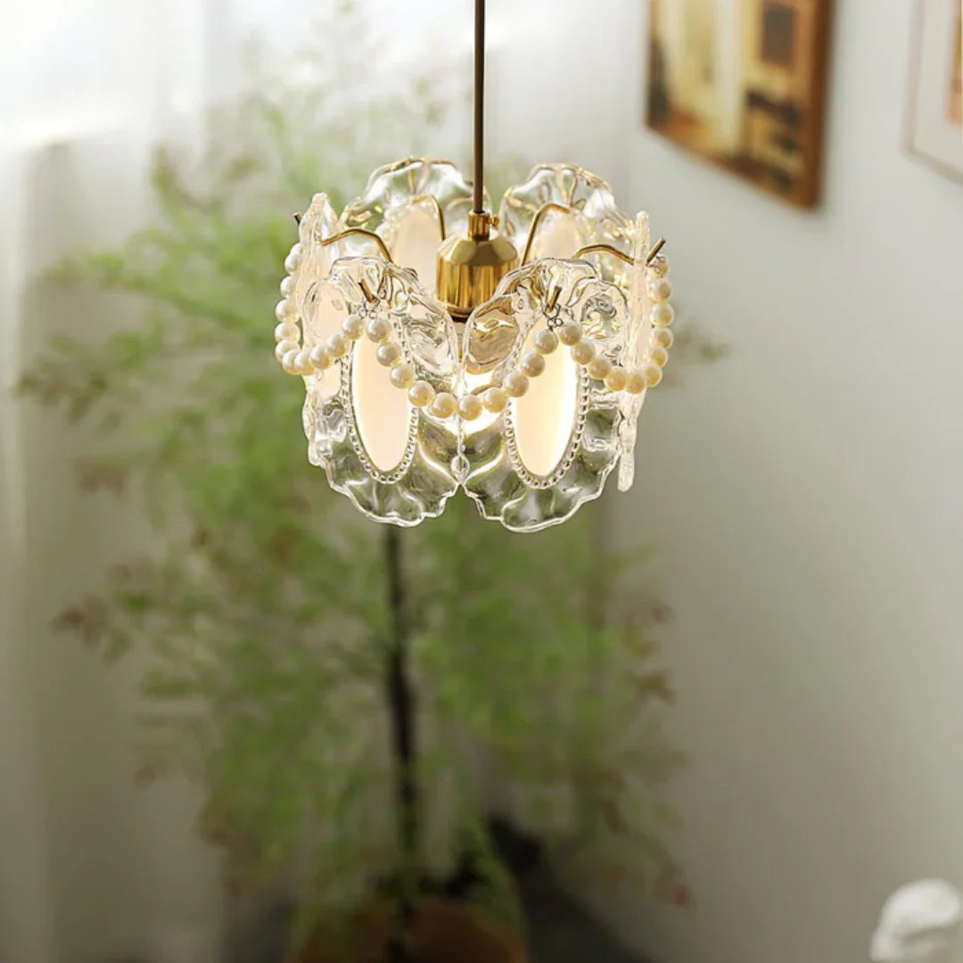 Aetha Flower-shaped pendant lamp