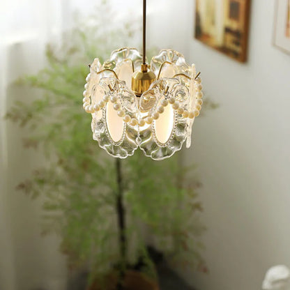 Aetha Flower-shaped pendant lamp