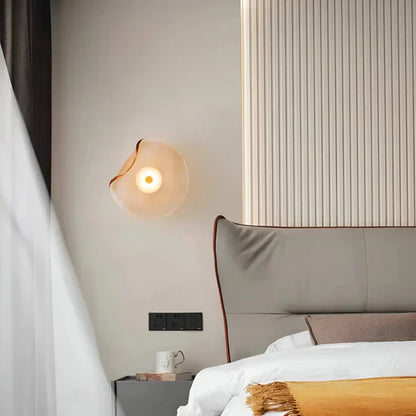 Ephyra Curved Glass Wall Lamp
