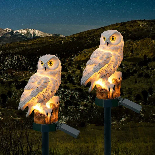 Uylin Solar Owl Outdoor Lamp