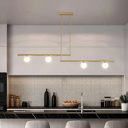Altana Nordic Glass Linear Luxury Pendant Lamp