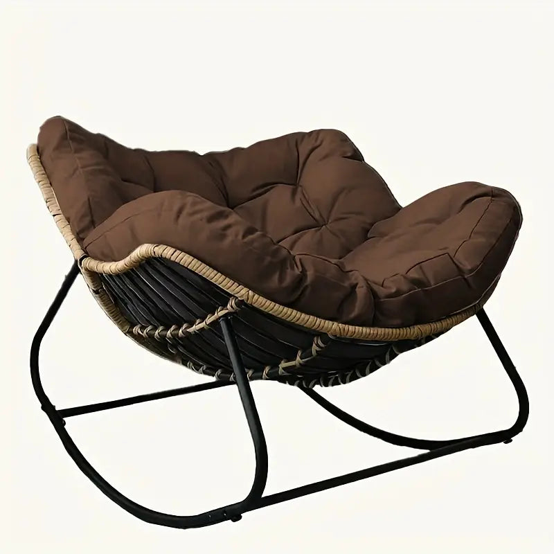 Outdoor Papasan Rocking Chair