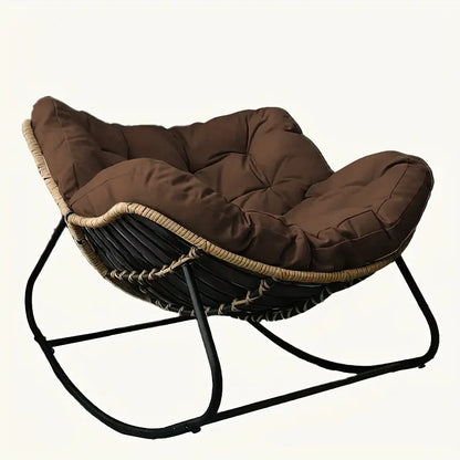 Outdoor Papasan Rocking Chair