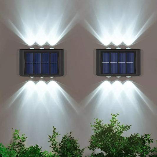 Solar LED Wall Lights (Pack of 2)
