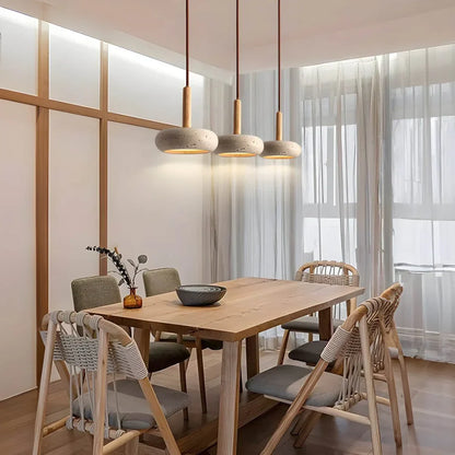 Faustina Travertine Pendant Lamp
