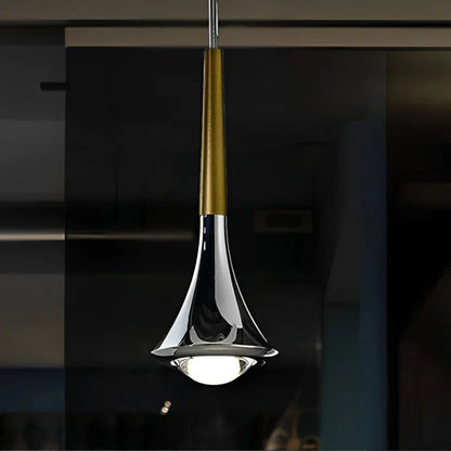 Leontia Scandinavian Drop-Shaped Metal Pendant Lamp